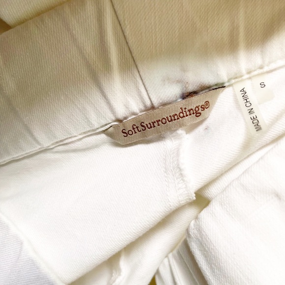 Soft Surroundings Colorful Metro Leggings Pants in White - Picture 8 of 12